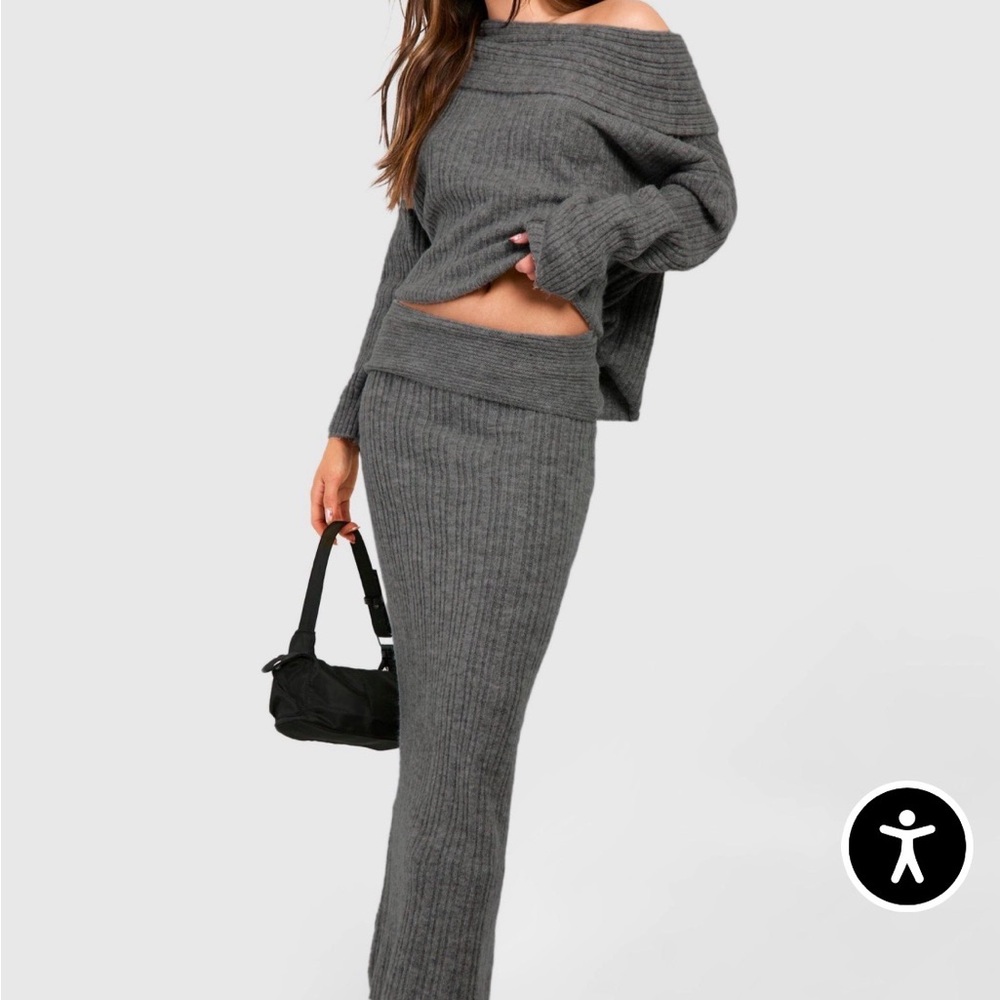 2 Piece Sweater and Skirt Set